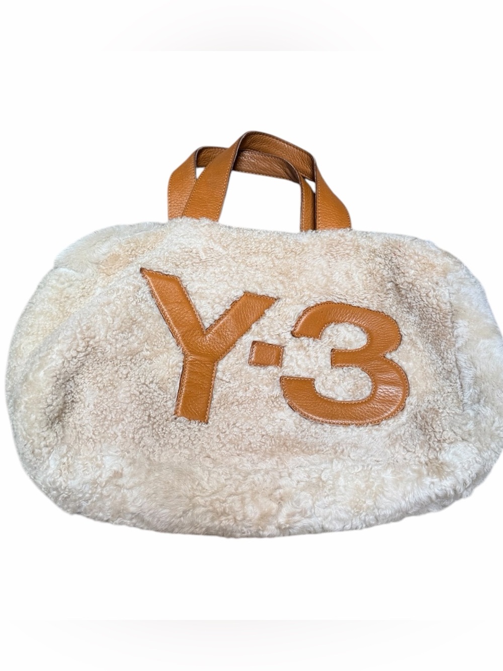 Y-3 By Yohji Yamamoto Shearling Tote Bag
